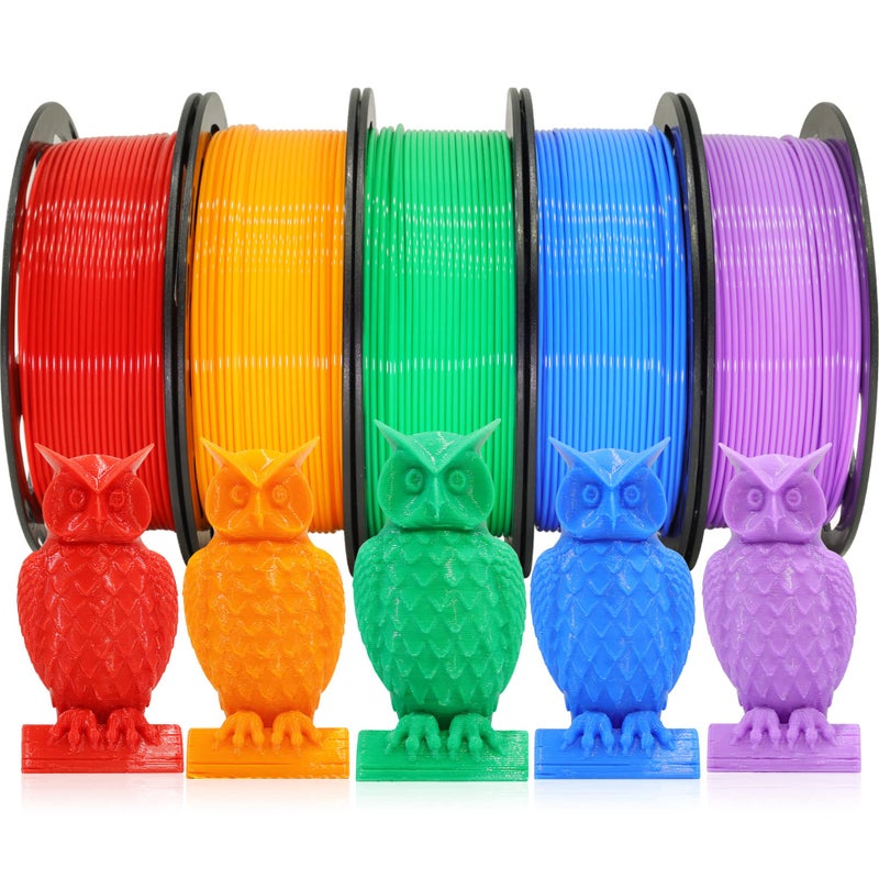 DO3D Silk Green PLA Satin Shiny 3D Printer Filament, 1.75mm Diameter 1kg Spool 2.2lbs for FDM 3D Printers - Image 1